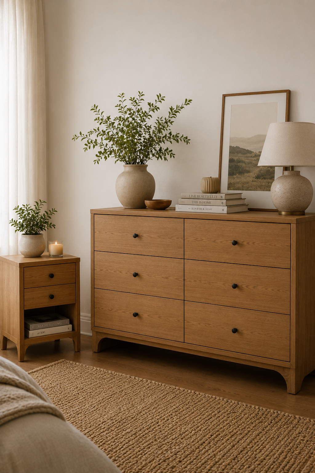 Bedroom storage and bedside furniture