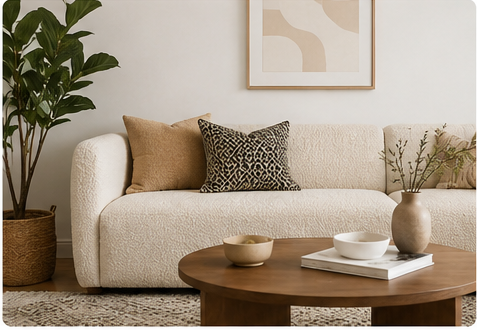 Comfortable living room sofa